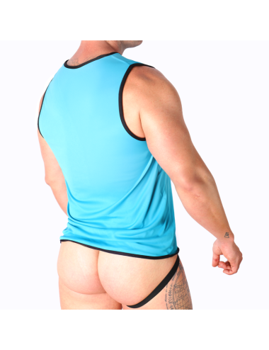 MACHO - BLAUES T-SHIRT L/XL