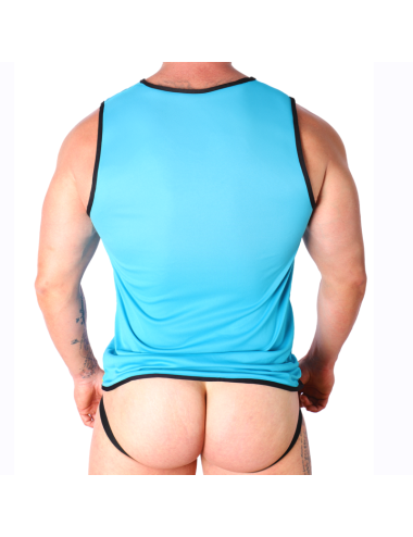 MACHO - BLAUES T-SHIRT L/XL