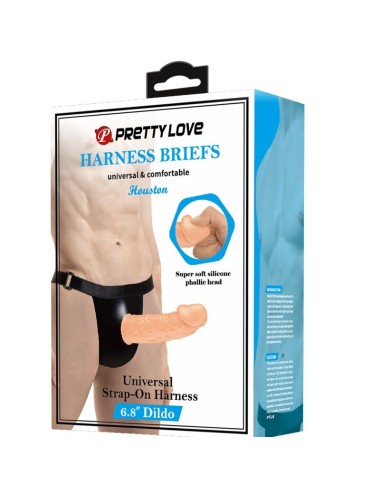 PRETTY LOVE - HARNNES-SLIP MIT DIDLO INKLUSIVE