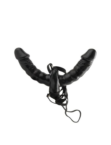 FETISH FANTASY SERIES - VIBRIERENDER DOUBLE DELIGHT STRAP-ON.