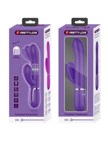PRETTY LOVE - MULTIFUNKTIONS-G-SPOT-VIBRATOR LILA