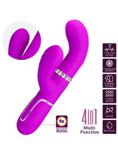 PRETTY LOVE - MULTIFUNKTIONS-G-SPOT-VIBRATOR FUCHSIA