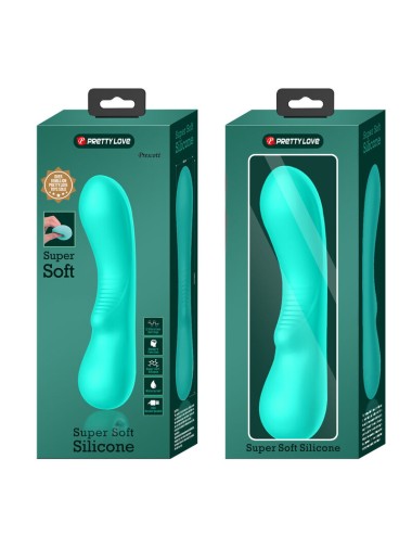 PRETTY LOVE - PRESCOTT WIEDERAUFLADBARER VIBRATOR AQUA GREEN