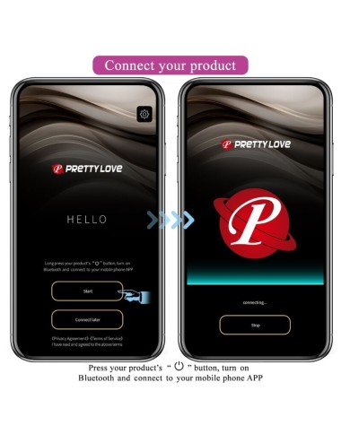 PRETTY LOVE - ETHAN WIEDERAUFLADBARER VIBRATOR LILA