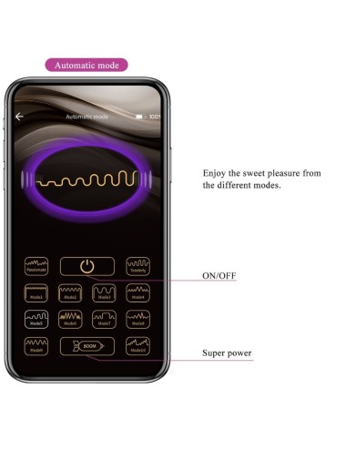 PRETTY LOVE - ETHAN WIEDERAUFLADBARER VIBRATOR LILA