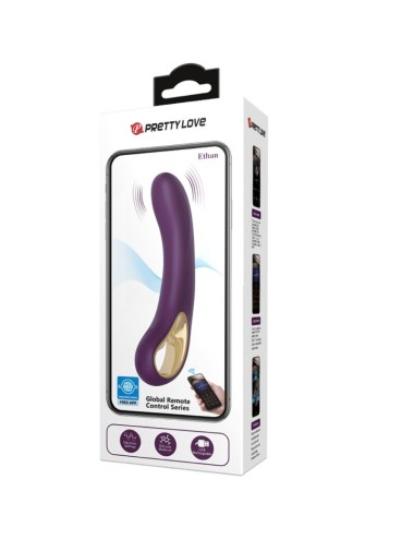 PRETTY LOVE - ETHAN WIEDERAUFLADBARER VIBRATOR LILA