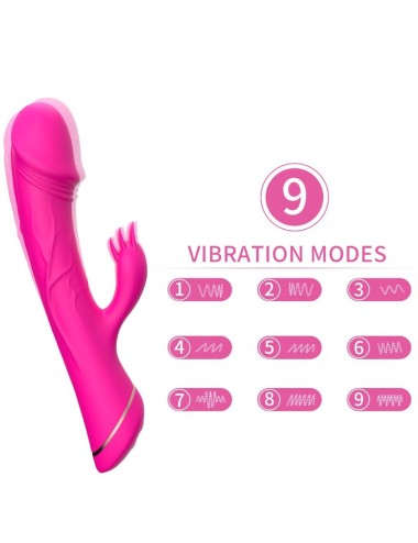 ARMONY - DILDO VIBRATOR KANINCHEN SILIKON FUCHSIA