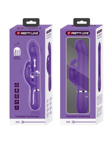 PRETTY LOVE - COALE RABBIT VIBRATOR 4 IN 1 LILA