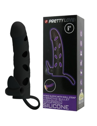 PRETTY LOVE - SILIKONHÜLLE MIT VIBRATION 15.2 CM