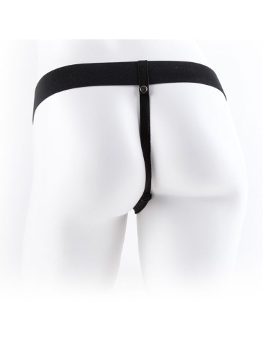 FETISH FANTASY SERIES - VERSTELLBARES GURT MIT FERNBEDIENUNG, REALISTISCHER PENIS MIT HODEN 23 CM