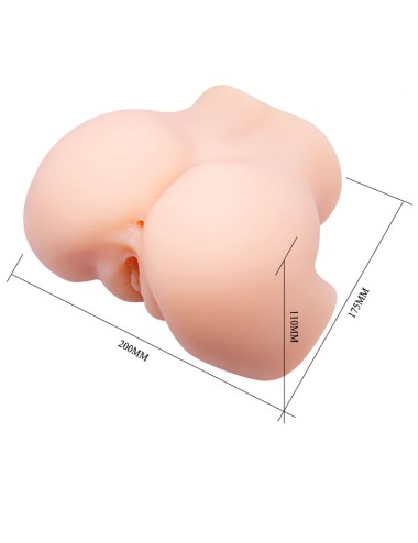 CRAZY BULL - REALISTISCHE VAGINA- UND ANUS-DOPPELVIBRATION