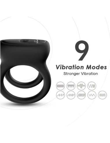 ARMONY - DOPPELRINGVIBRATOR SCHWARZ