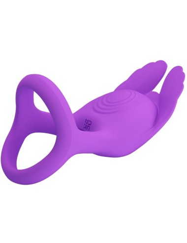 PRETTY LOVE - SILAS VIBRANT PENIS RING 7 VIBRATIONEN LILA SILIKON