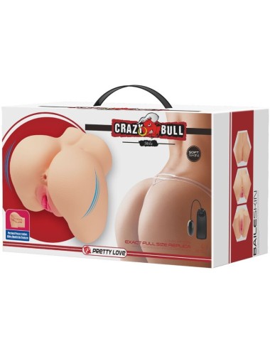 CRAZY BULL - REALISTISCHER VAGINA- UND ANUS-MILA-VIBRATOR