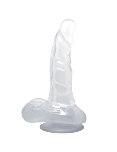 BAILE - REALISTISCHER DILDO MIT SAUGNAPF UND HODEN 16.7 CM TRANSPARENT