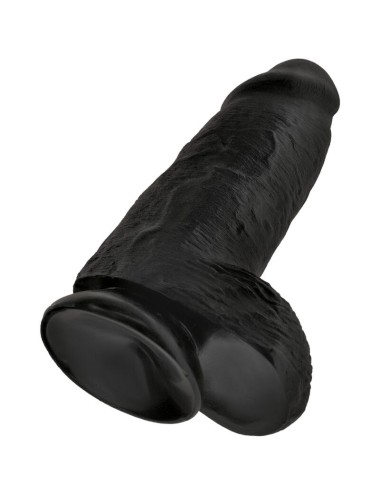 KING COCK - POLLIGER REALISTISCHER PENIS 23 CM SCHWARZ