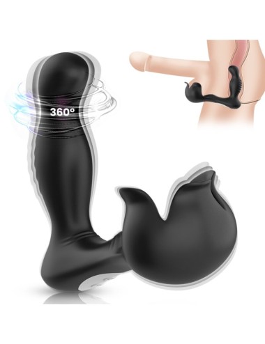 ARMONY - SURROUND VIBRATOR ANAL & STIMULATOR HODEN FERNBEDIENUNG SCHWARZ