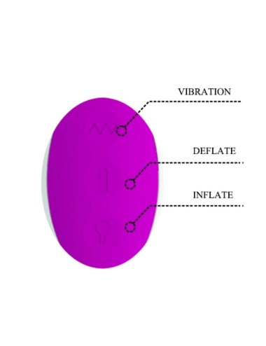 PRETTY LOVE - DEMPSEY WIEDERAUFLADBARER AUFBLASBARER VIBRATOR