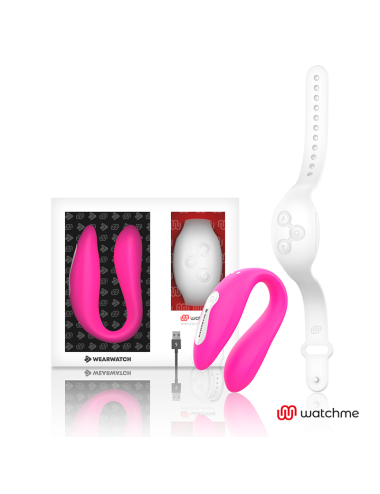 WEARWATCH - WATCHME DUAL TECHNOLOGY VIBRATOR FUCHSIA / SNOW