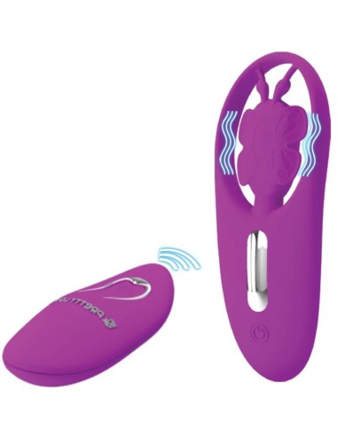 PRETTY LOVE - DANCING BUTTERFLY STIMULATOR FÜR HÖSCHEN MIT FERNBEDIENUNG FLIEDER