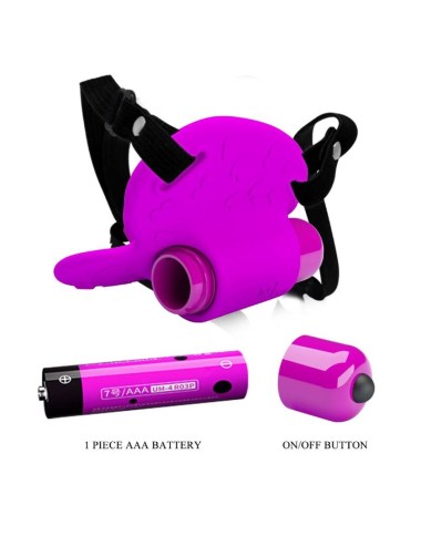 PRETTY LOVE - HEARTBEAT CLITORIS MASSAGER 10 VIBRATIONSMODI LILA