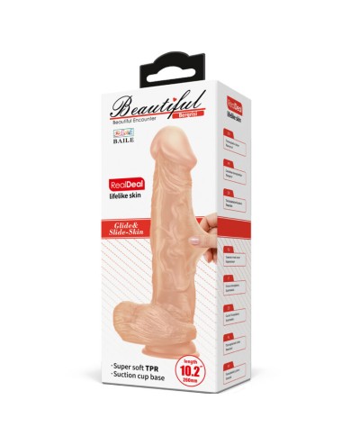 BAILE - SCHÖNE BEGEGNUNG BERGRRISI FLEXIBLER REALISTISCHER DILDO 26 CM NATÜRLICH