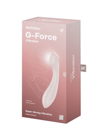 SATISFYER - G-FORCE VIBRATOR STIMULATOR G-SPOT BEIGE