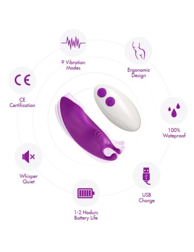 ARMONY - HONEYBEE TRAGBARES HÖSCHEN VIBRATOR G-SPOT FERNBEDIENUNG LILA