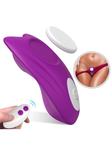 ARMONY - BUTTERFLY TRAGBARES HÖSCHEN VIBRATOR MIT FERNBEDIENUNG LILA