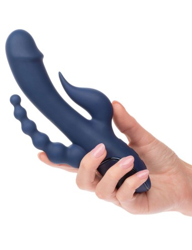 CALEXOTICS - VIBRATOR DREIFACH-ORGASMUS BLAU