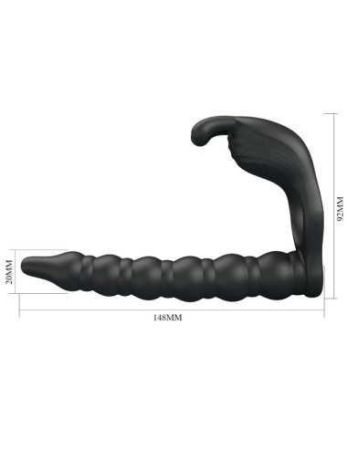 PRETTY LOVE - BLACKNEY PENISRINGE MIT VIBRATOR-PLUG