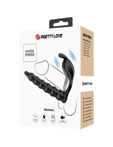 PRETTY LOVE - BLACKNEY PENISRINGE MIT VIBRATOR-PLUG