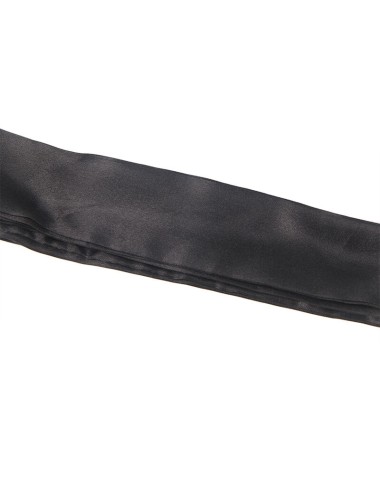SUBBLIME - TRANSPARENTER STOFFMANTEL MIT SPITZENDETAIL SCHWARZ L/XL