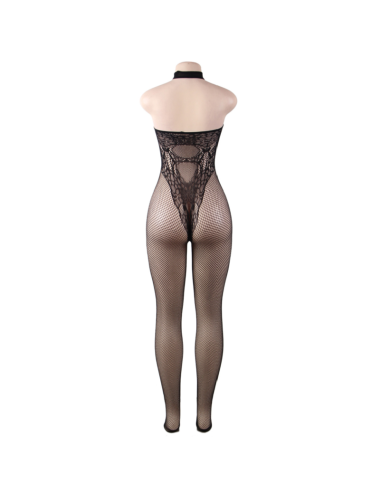 QUEEN LINGERIE - BARE BACK BODYSTOCKING S/L