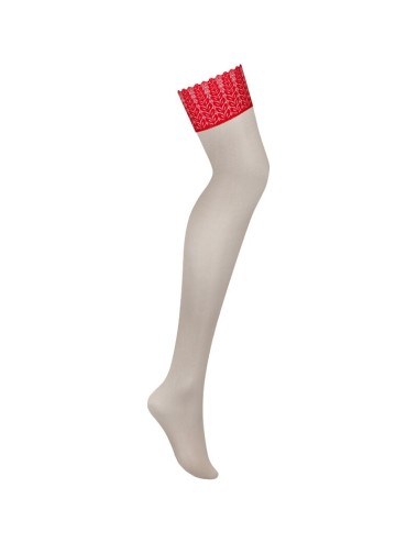 OBSESSIVE - INGRIDIA ROTE STRUMPFHOSE XS/S