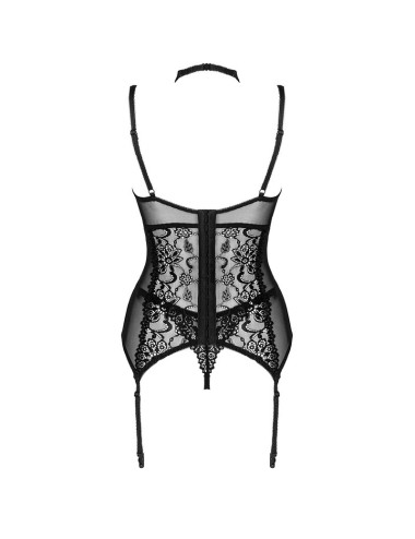 LIVCO CORSETTI FASHION - GIELLANDRA FOR THE SENSES KOLLEKTION KORSETT + HÖSCHE SCHWARZ L/XL
