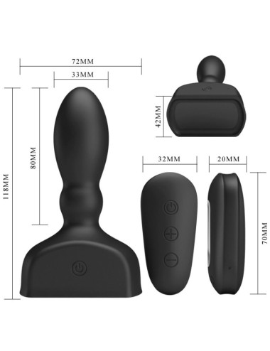 PRETTY LOVE - MARRIEL PROSTATISCHER VIBRATOR UND AUFBLASBAR
