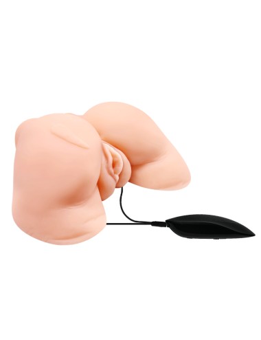 CRAZY BULL - VAGINA UND ANUS MIT REALISTISCHEM NETZ MIT VIBRATION