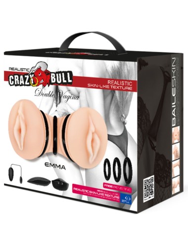 CRAZY BULL - EMMA REALISTISCHER DOPPEL-VAGINA-MASTURBATOR
