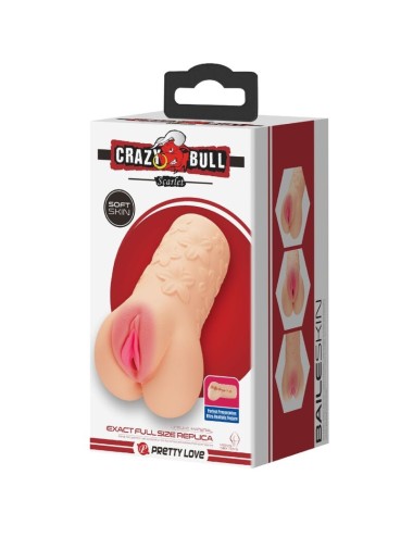 CRAZY BULL - SCHARLACHROTER MASTUBADOR IN VAGINAFORM