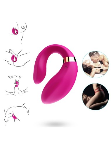 ARMONY - VIBRATOR FÜR PAARE MIT FERNBEDIENUNG FUCHSIA