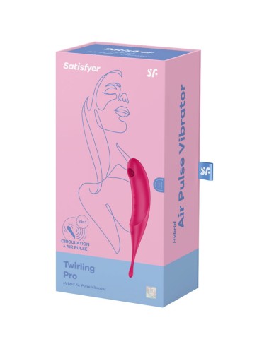 SATISFYER - TWIRLING PRO AIR PULSE STIMULATOR & VIBRATOR ROT