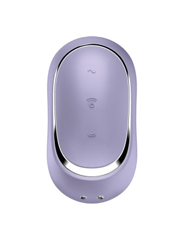SATISFYER - PRO TO GO 2 DOPPELTER LUFTPULSSTIMULATOR & VIBRATOR VIOLETT