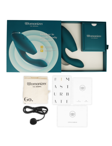 WOMANIZER - DUO 2 STIMULATOR BLAUES BENZIN