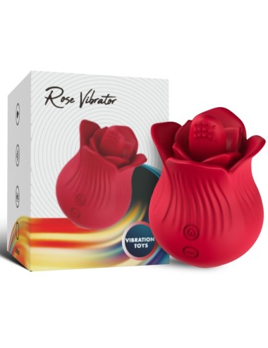 ARMONY - ROSA VIBRATOR & STIMULATOR ROT
