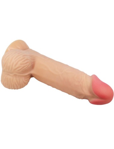 PRETTY LOVE - SLIDING SKIN SERIES REALISTISCHER DILDO MIT GLEITENDEM HAUT-SAUGNAP 20,6 CM