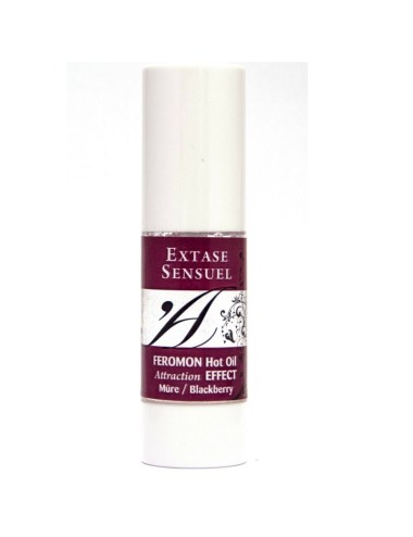 EXTASE SENSUAL - MASSAGEÖL MIT WRMEFFEKT UND BROMBEER PHEROMONEN 30 ML
