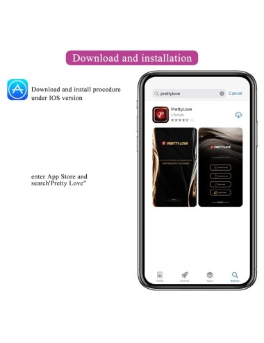 PRETTY LOVE - FISHERMAN APP-GESTEUERTES VIBRIERENDES EI LILA
