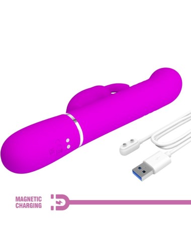 PRETTY LOVE - COALE RABBIT VIBRATOR PERLEN VIOLET