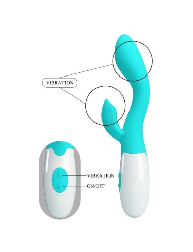 PRETTY LOVE - HELLIGER G-SPOT-VIBRATOR, AQUAGRÜN